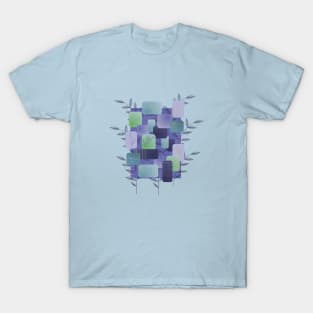 Peri Line Art Blocks T-Shirt